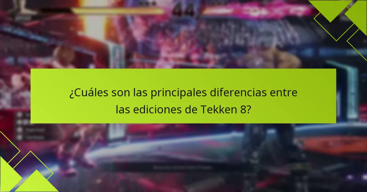 ¿Cómo se comparan las características de cada edición?
