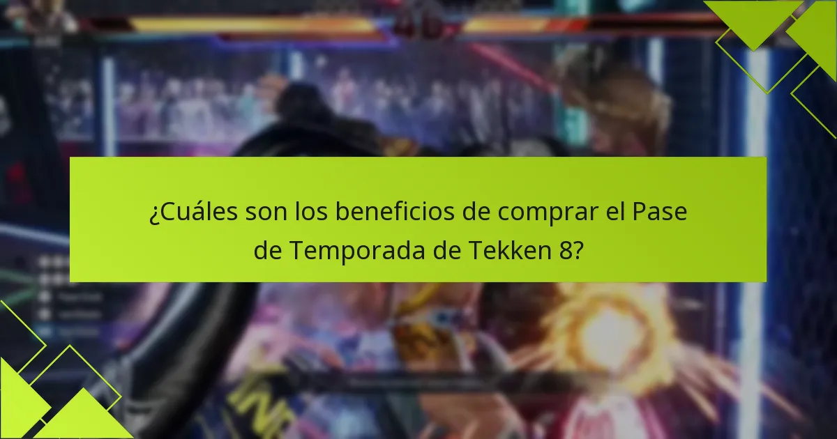 ¿Cómo puedo canjear el Pase de Temporada de Tekken 8?