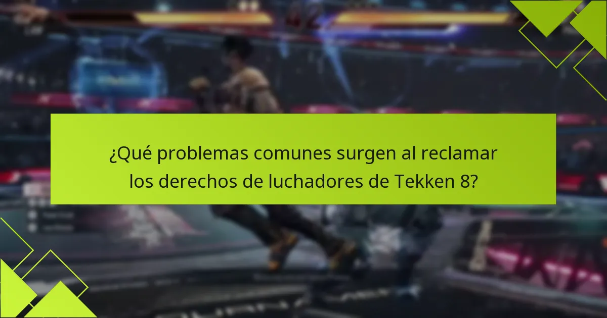 ¿Cómo pueden los jugadores reclamar sus derechos de luchadores de Tekken 8?